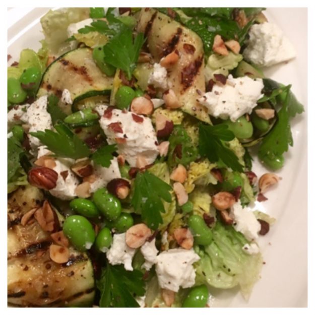 grillet squashsalat